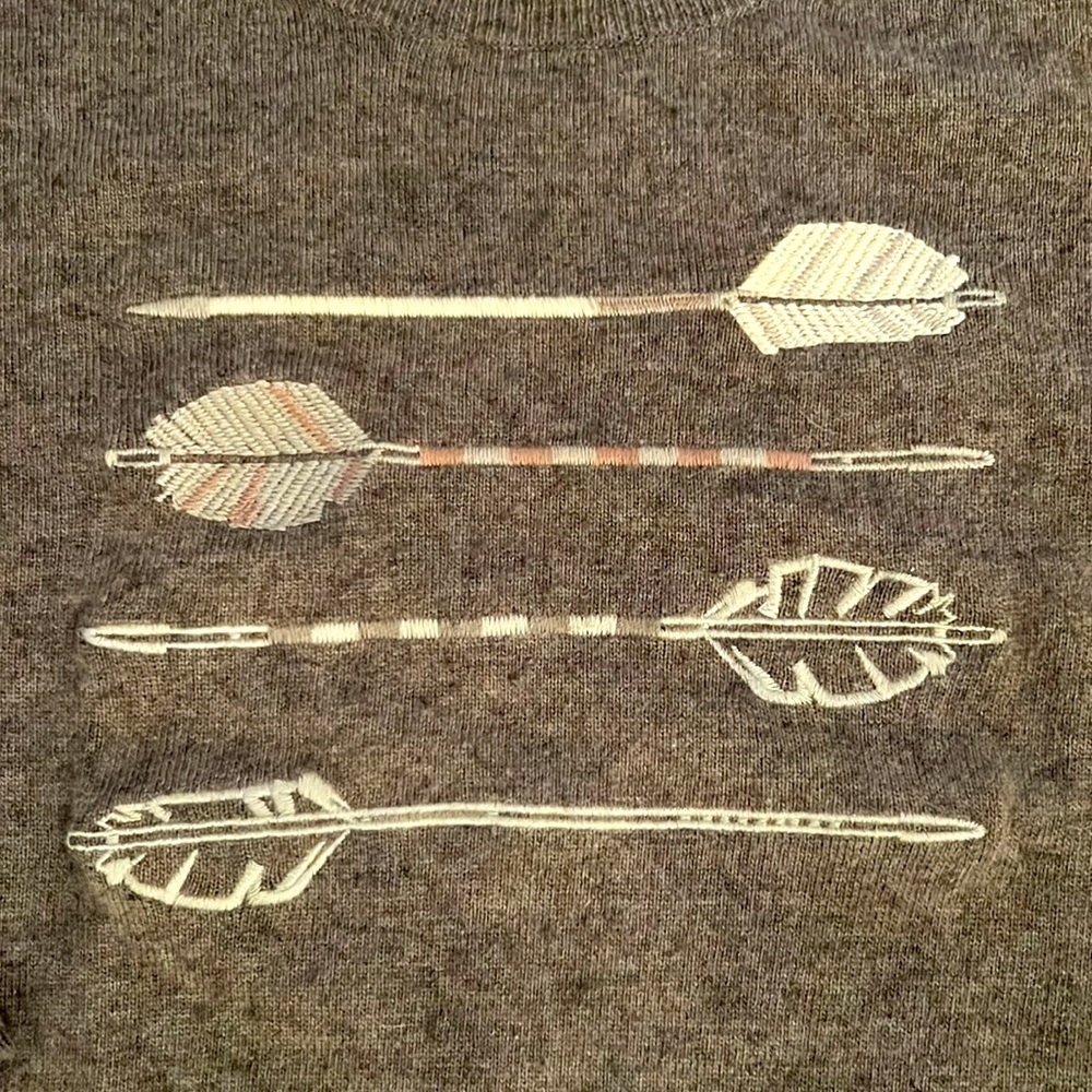 J. Crew Arrows Embroidered Sweater Size XS - Picture 4 of 13